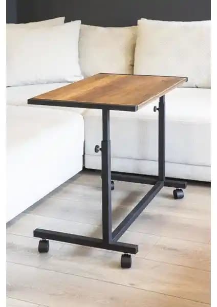 Mobitell Yükselik Ayarlı Çalışma Masası Ceviz Renkli Modern ve Fonksiyonel Tasarım