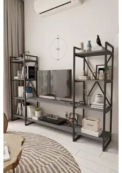 Mobitopya Nilamu 200 cm Modern TV Ünitesi ile Şıklık ve Fonksiyonellik Bir Arada