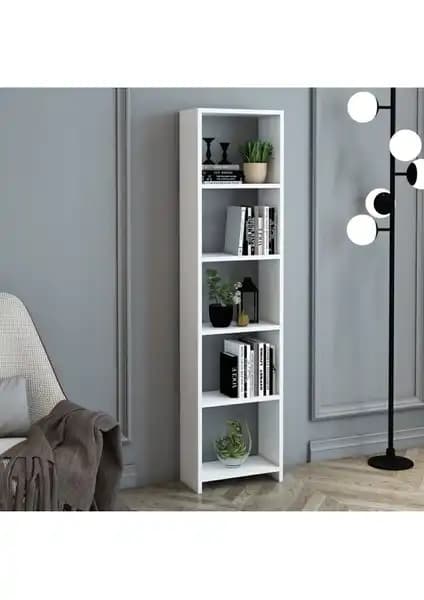 Modalanka 6 Raflı Dekoratif Kitaplık Modern Tasarım ve Dayanıklılık Özellikleriyle