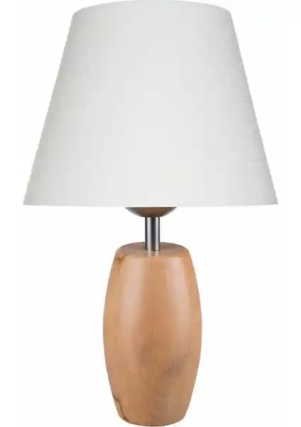 Modelight Kayın Ayak ve Beyaz Şapka Abajur ile Modern ve Şık Aydınlatma Çözümleri