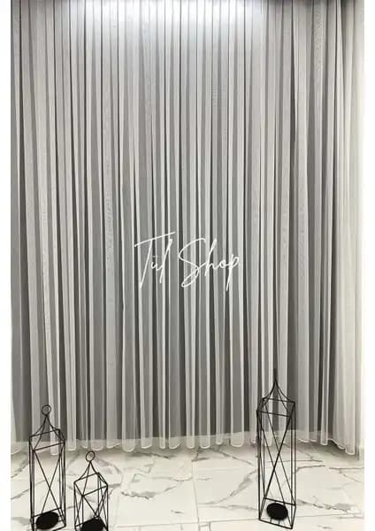 Modern Düz Tül Perde - Kolay Montaj ve Şık Tasarımıyla Estetik Çözüm