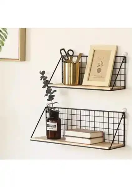 Modern Metal Duvar Rafı Tekli: Şık ve Dayanıklı Depolama Çözümü