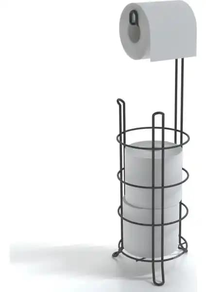 Modern ve Dayanıklı Ayaklı Tuvalet Kağıtlığı ile Banyonuzda Şıklık ve Fonksiyonellik