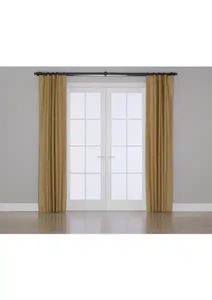 Modern ve Şık Hardal Renkli Gauze Blackout Perde Karartma Özellikleriyle