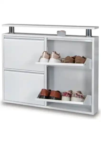 Modern ve Şık Metal Ayakkabılık Adore Kaser ile Fonksiyonellik ve Estetik Bir Arada