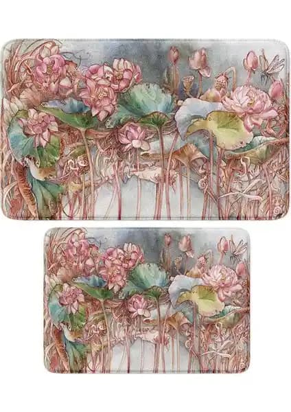 Monnhein İki'li Banyo Paspası Seti Güvenlik ve Konfor İçin İdeal Tercih