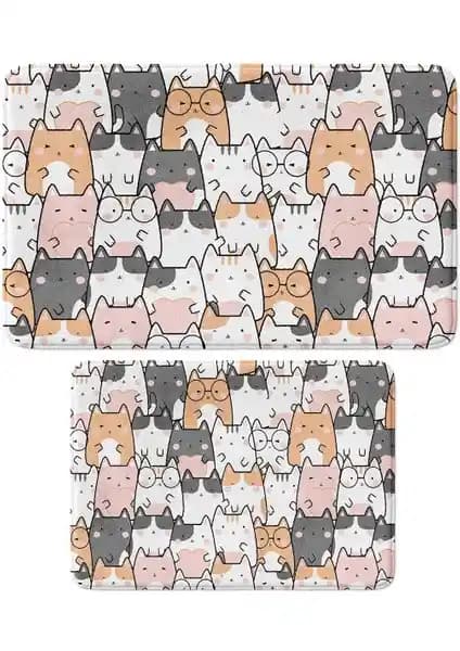 Monnhein Mikrofiber 2'li Banyo Paspası Seti Güvenli ve Estetik Tasarım