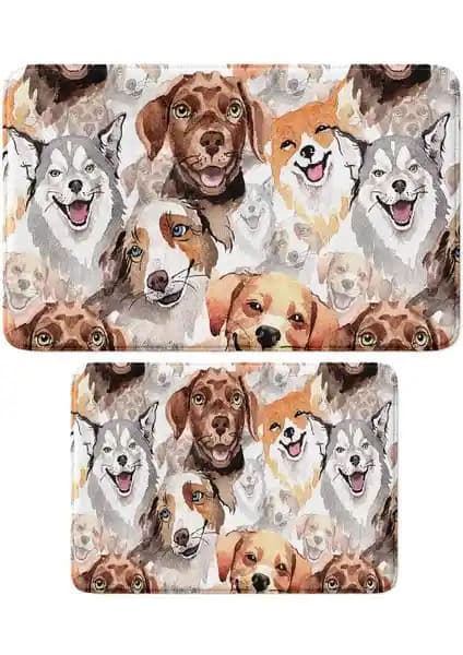 Monnhein Mikrofiber 2'li Banyo Paspası Seti Güvenlik ve Estetik Bir Arada