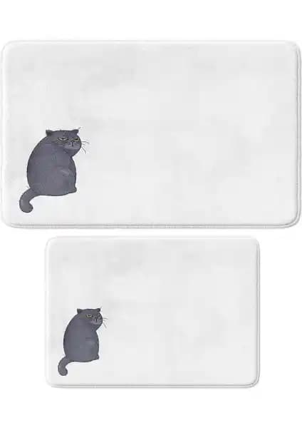 Monnhein Mikrofiber 2'li Banyo Paspası Seti Güvenlik ve Şıklık İçin Ideal