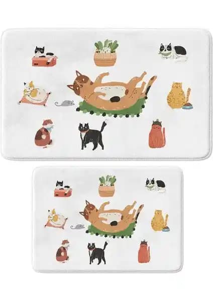 Monnhein Mikrofiber 2'li Banyo Paspası Seti Güvenlik ve Şıklık İçin Uygun