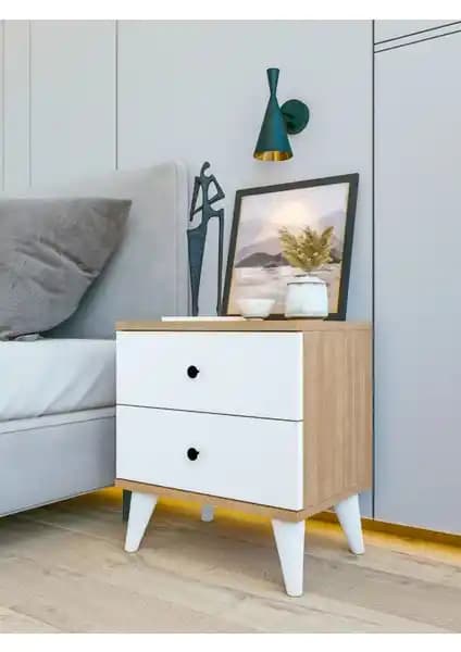 Montenero Marbella K3 Komodin: Şık ve Fonksiyonel Yatak Odası Mobilyası