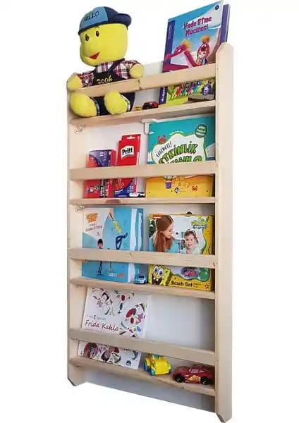 Montessori Çocuk Odası için Doğal ve Kullanışlı Oyuncak ve Kitaplık Tasarımı