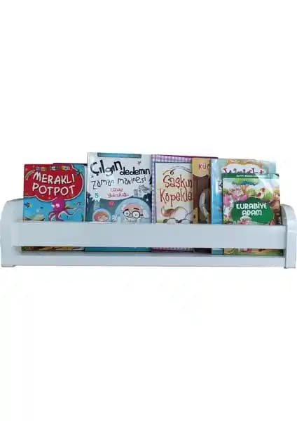 Montessori Duru Serisi Tekli Montessori Kitaplık: Modern ve Dayanıklı Çocuk Odası Mobilyası