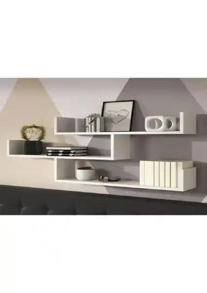 Moobs Home Dekoratif Duvar Rafı: Modern ve Şık İç Mekan Dekorasyonu Çözümü