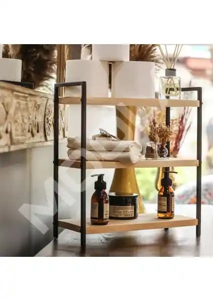 Moola Mutfak ve Banyo Rafı: Estetik ve Fonksiyonel Ahşap Depolama Çözümü