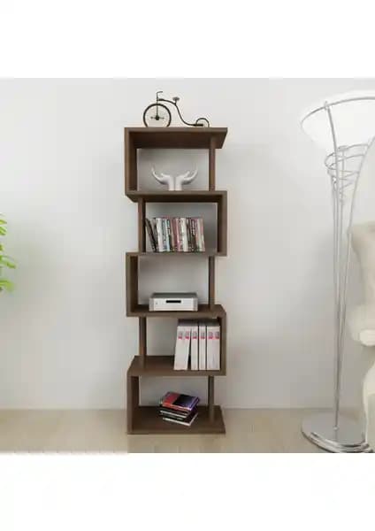 Moonlife Zero Ceviz Dekoratif Kitaplık Modern ve Dayanıklı Tasarımıyla Öne Çıkıyor