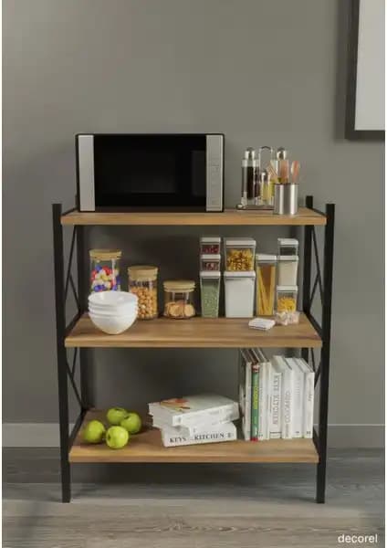 Morpanya Arose Metal Tekli Mutfak Rafı: Dayanıklı ve Çok Amaçlı Depolama Çözümü