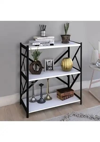 Morpanya Rosec Metal Mini Kitaplık: Modern ve Dayanıklı Depolama Çözümü