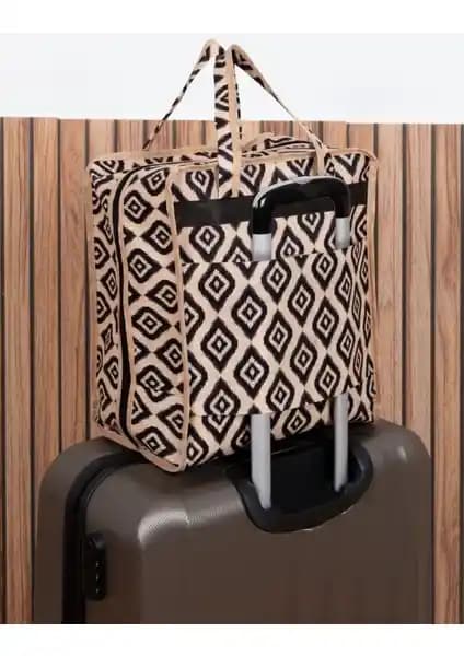 Morport 6 Bölmeli Desenli Ayakkabı Hurcu ile Seyahatlerinizi Düzenleyin