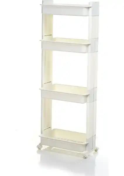 Motek Tekerlekli Organizer 4'lü Raf: Modern ve Kullanışlı Depolama Çözümü
