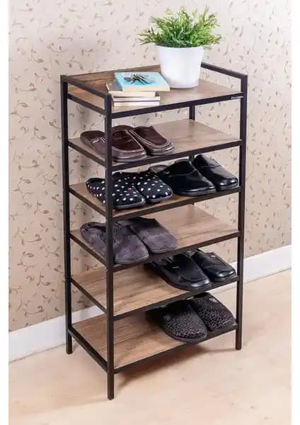 Mudesa Raflı Ayakkabılık Modern ve Çok Amaçlı Dar Alan Depolama Çözümü
