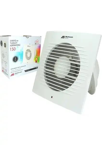 Mutlusan 150L Banyo ve Tuvalet Aspiratörü Güçlü ve Sessiz Çalışma Özelliğiyle