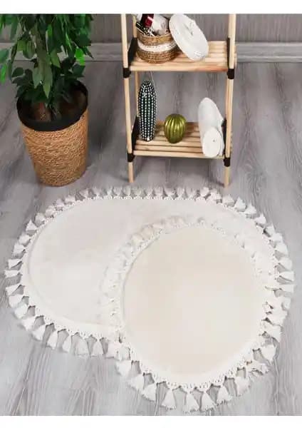 My Evilla Modern Simirna Dekoratif Peluş Oval Ponpon Saçaklı Klozet Takımı Ürün Özellikleri ve Kullanım Rehberi