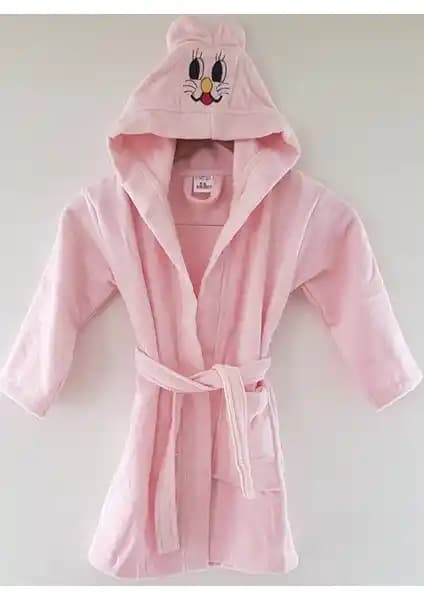 My Sweet Baby Kadife Çocuk Bornozu: Yumuşaklık ve Şıklık Sunan Konforlu Tasarım