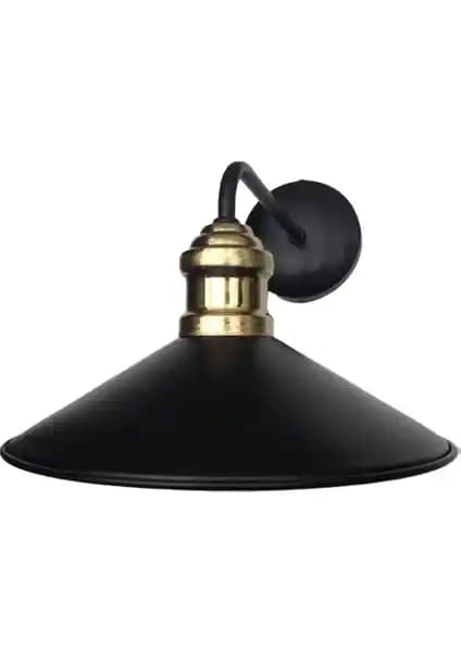 Mylight Retro Siyah Aplik 23 cm Şık ve Fonksiyonel İç Mekan Dekorasyonu Ürünü