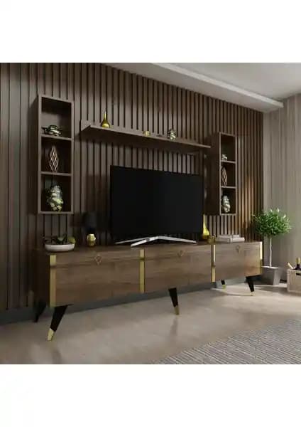 Myniture Festival TV Ünitesi G3008-2 Ceviz: Modern ve Fonksiyonel Tasarım Çözümü