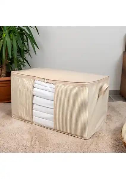 Nacarev Mega Boy Pencereli Çizgi Desen Baskılı Krem Yorgan Düzenleyici Hurç Özellikleri ve Kullanım Alanları