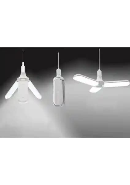 Nanopro 3 Kollu Katlanabilir Pervane LED Ampul: Enerji Tasarruflu ve Şık Aydınlatma Çözümü