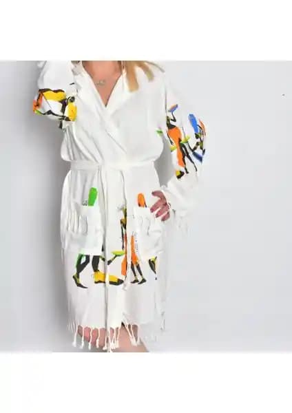 Nevin Acar Afro Kız Bambu Peştemal Bornoz: Şık ve Konforlu Doğal Malzeme Seçeneği