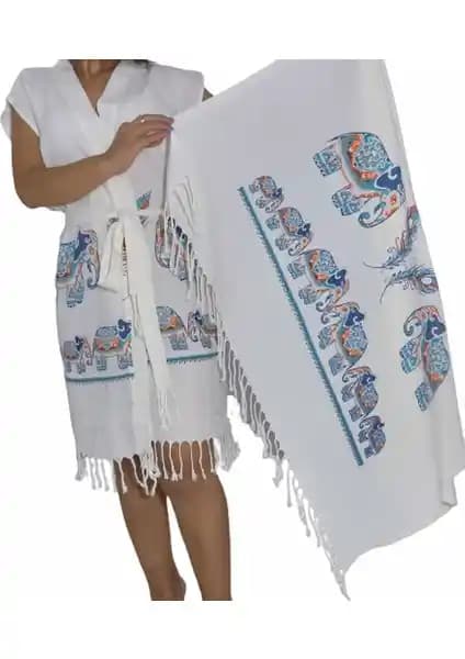 Nevin Acar Bambu Dokulu Peştemal ve Bornoz Seti Şıklık ve Konfor Sunar