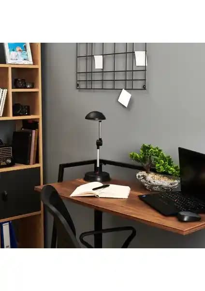 Nisaluce Ledli Masa Lambası Siyah Modern Tasarım ve İşlevsellik Özellikleri