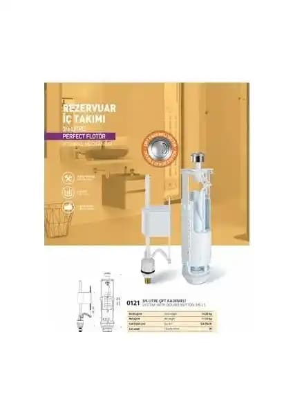 Nkp 3/6 Litre Çift Kademeli Klozet Rezervuar İç Takımın Özellikleri ve Kullanım Avantajları