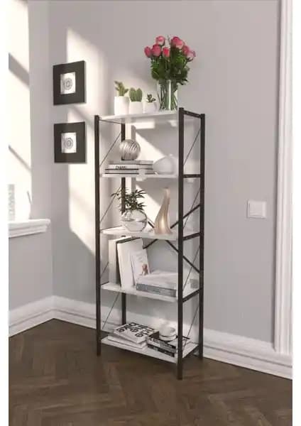 Noowa 5 Raflı Beyaz Kitaplık Modern ve Şık Depolama Çözümüne Yönelik Bilgilendirici Rehber