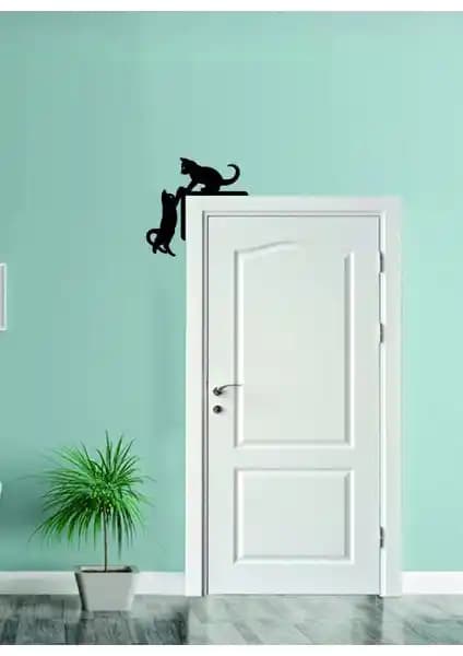 Numa Concept Kediler Ayna Kapı Köşe Dekoru Modern ve Dayanıklı Tasarım Özellikleri