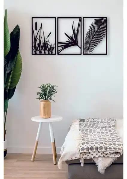 Numa Concept Yaprak ve Sazlık Temalı Lazer Kesim Ahşap Duvar Dekoru Detaylı Tasarım ve Üretim Özellikleri