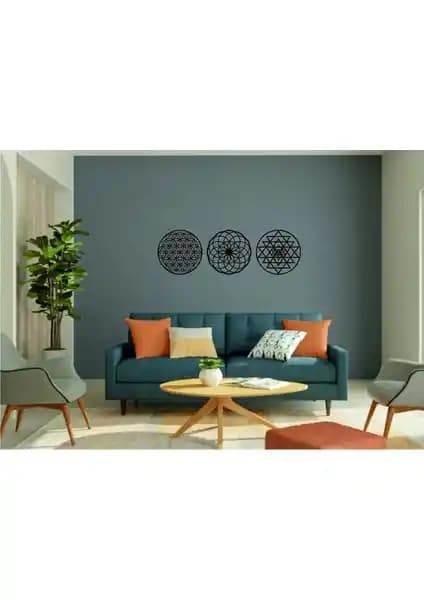 Numa Concept Yaşam Çiçeği Sri Yantra MDF Dekoratif Panel Modern ve Mistik Tasarım