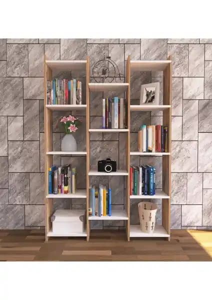 Nur Mobilya Alisa Modern Kitaplık: Estetik ve Fonksiyonellik Bir Arada