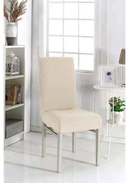 Nurlan Likrali Sandalye Kılıfı Petrol Mavi Modern ve Dayanıklı Koruma Çözümü