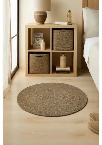 Ocean Home Textile Siyah Kırçıllı Jüt Halı Kilim: Modern ve Doğal Zemin Dekorasyonu Seçeneği