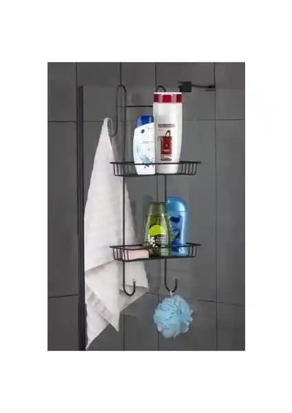 Okyanus Home Siyah Duşakabin Şampuanlık: Modern ve Şık Banyo Aksesuarı Seçenekleri