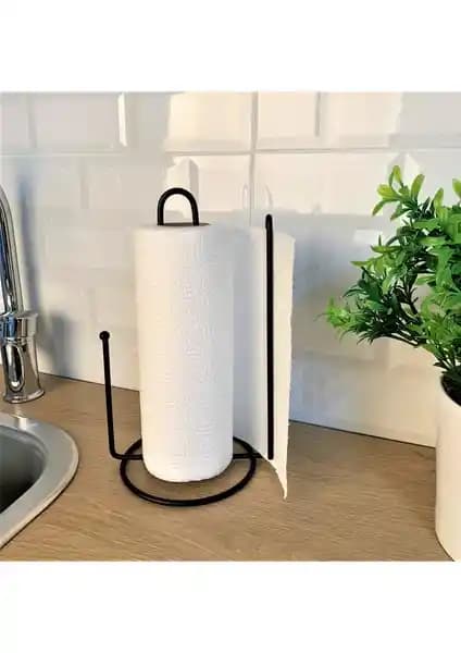 Okyanus Home Siyah Tezgah Üstü Kağıt Havluluk Modern ve Dayanıklı Tasarım