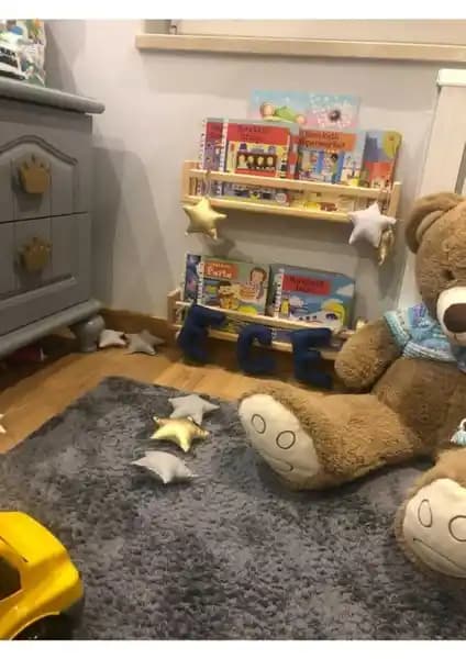 Olcay Aksesuar Montessorri Ahşap Duvar Rafları Doğal ve Şık Tasarım