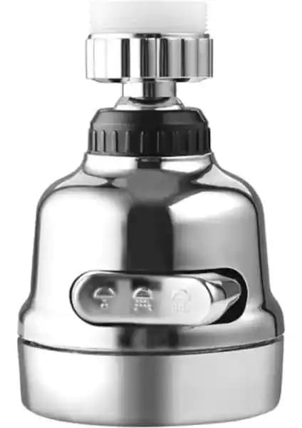 On2 3 Fonksiyonlu 360° Döner Tasarruflu Musluk Başlığı: Modern ve Dayanıklı Tasarım