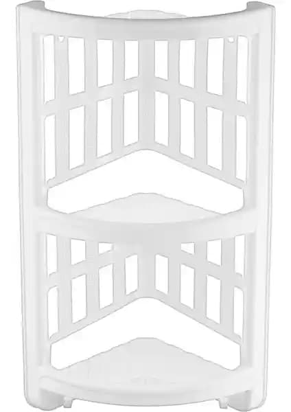 Organizers Banyo Köşeliği Beyaz: Dar Alanlar İçin Çok Amaçlı Depolama Çözümü