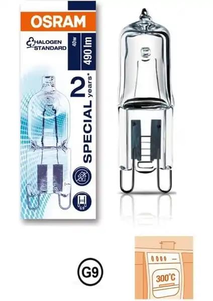 Osram 66740 40W Halopin G9 Duy Fırın Ampulü Enerji Verimli Uzun Ömürlü Tasarım