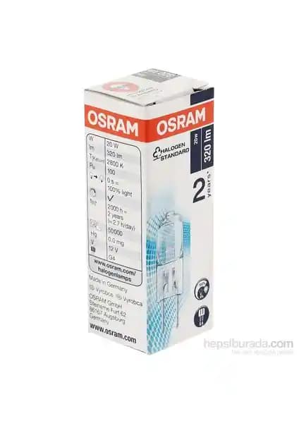 Osram Halostar Halojen Ampul 12/20 İğne Bacak ile Yüksek Performans ve Dayanıklılık